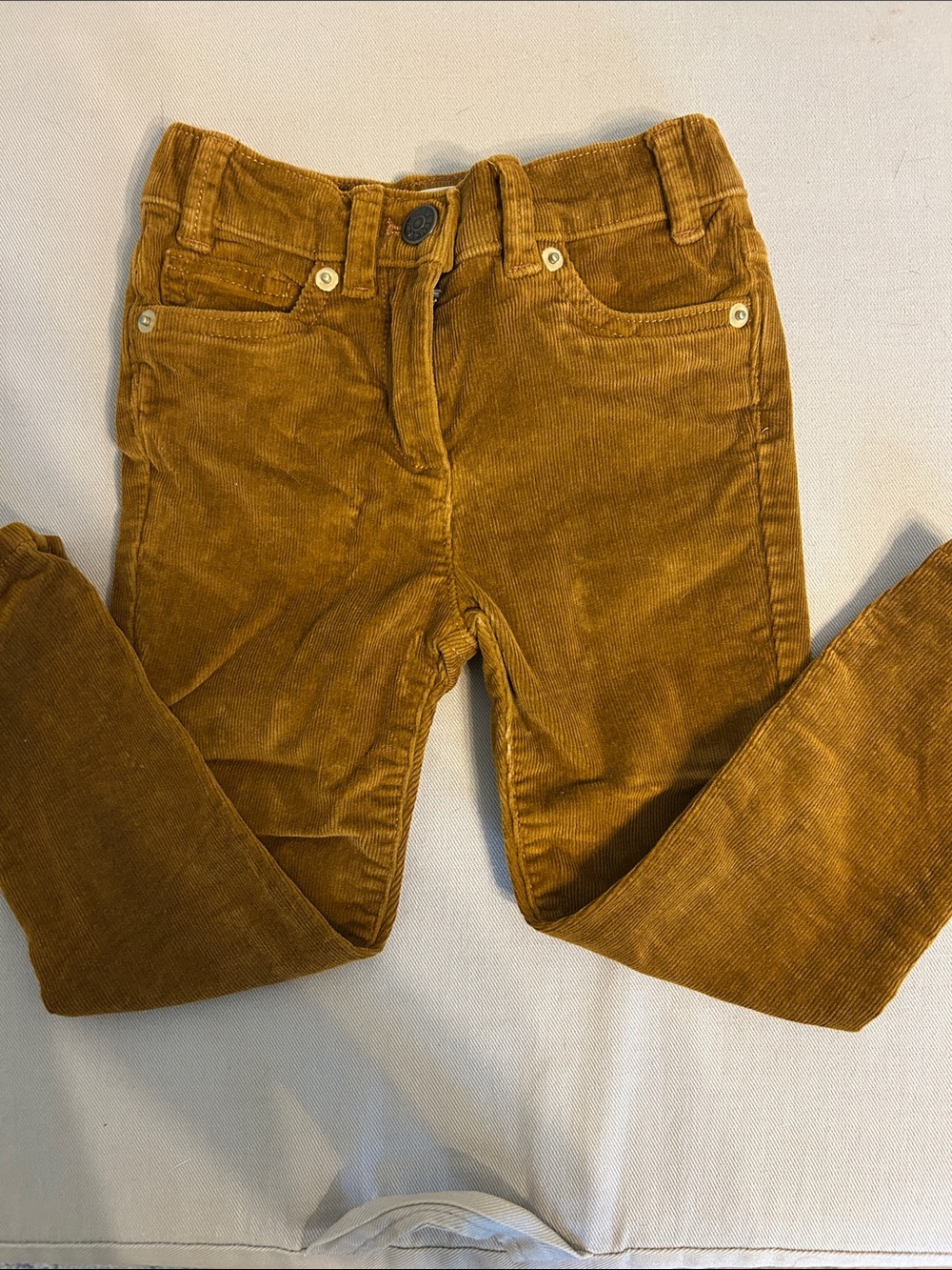 Kids Brown Corduroy Pants in